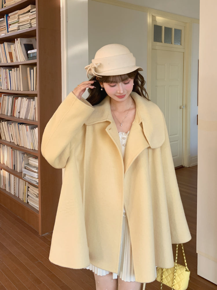 Buttercup Princess Wool Coat-ntbhshop