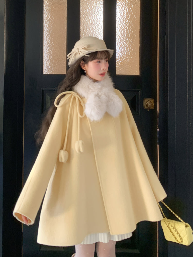 Buttercup Princess Wool Coat-ntbhshop