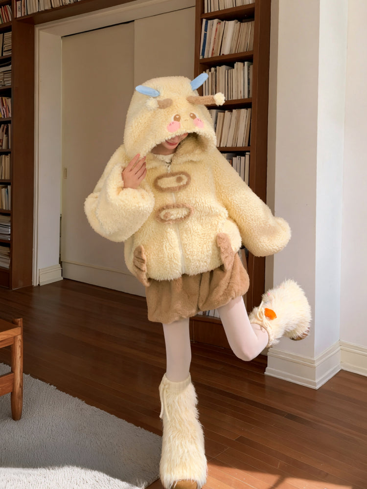 Honey Cabin Plush Bubble Shorts-ntbhshop