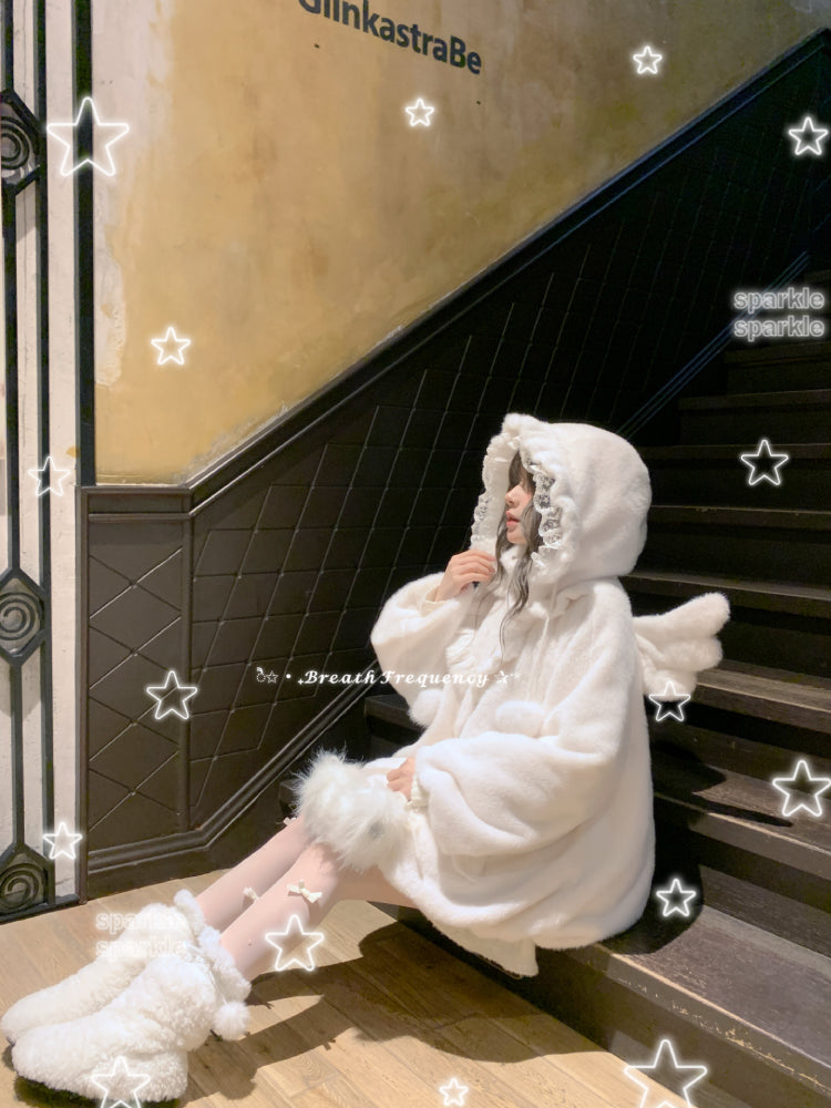 Heavenly Snow Angel Bubble Cloak-ntbhshop