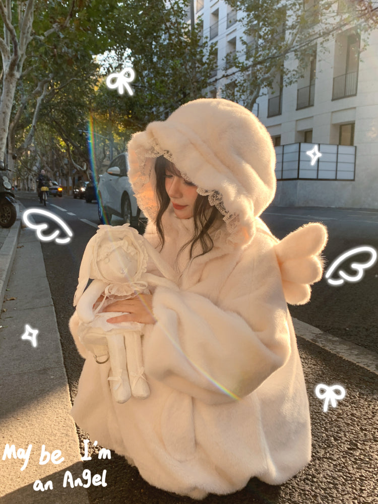 Heavenly Snow Angel Bubble Cloak-ntbhshop