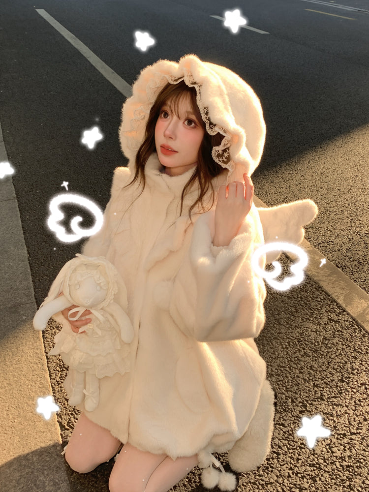 Heavenly Snow Angel Bubble Cloak-ntbhshop