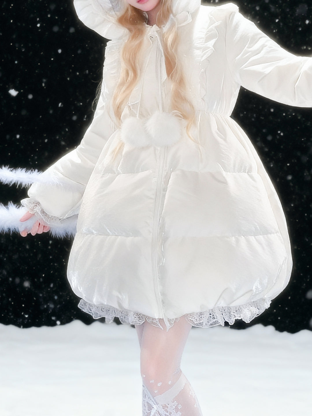 The Snow Elf Bubble Puffer Coat-ntbhshop