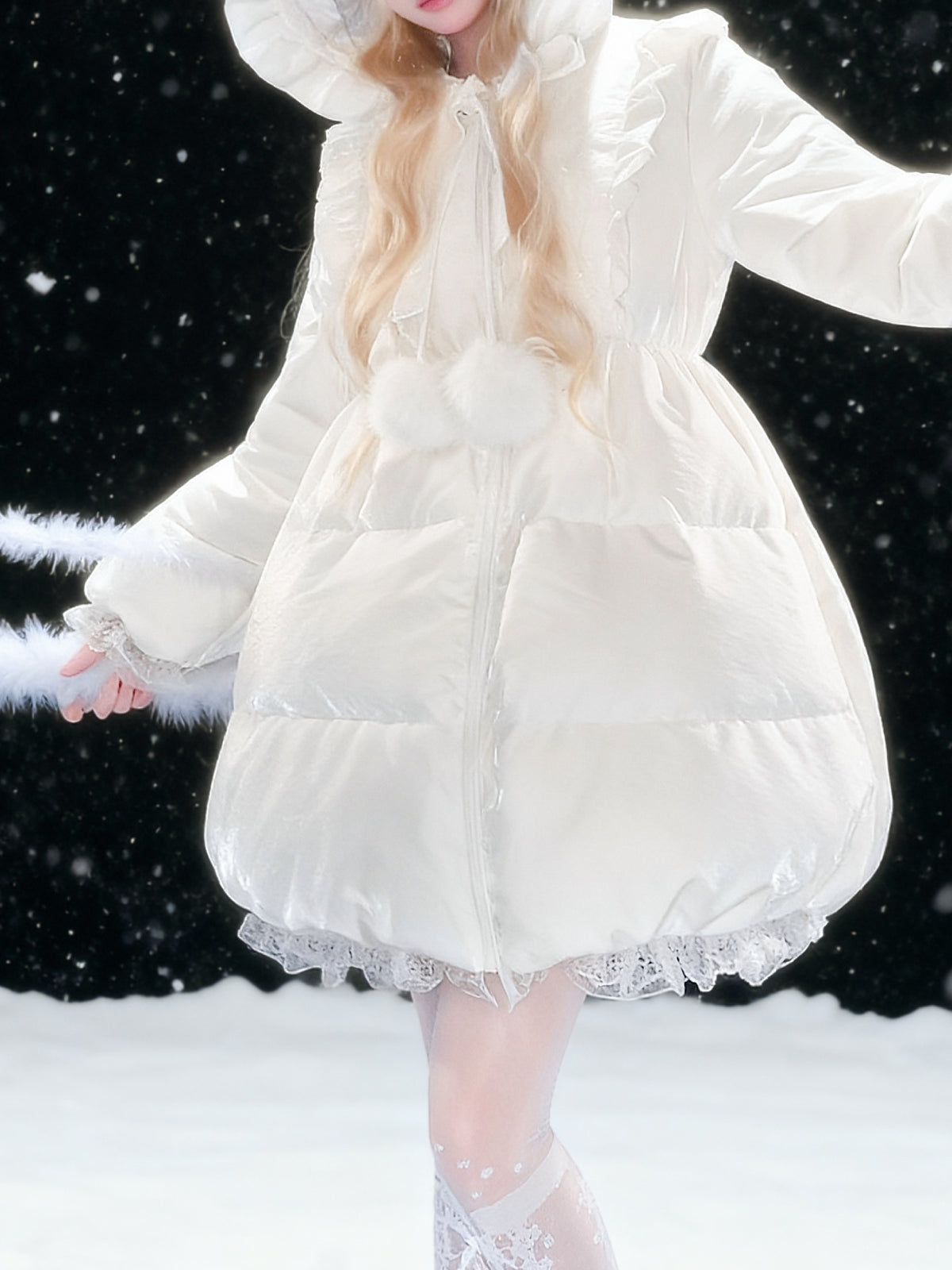 The Snow Elf Bubble Puffer Coat-ntbhshop