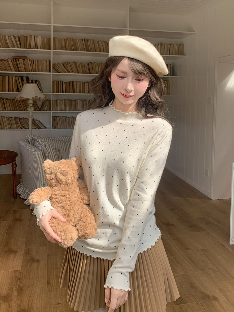 Dotted Whisper Cottage Base Tops-Sets-ntbhshop