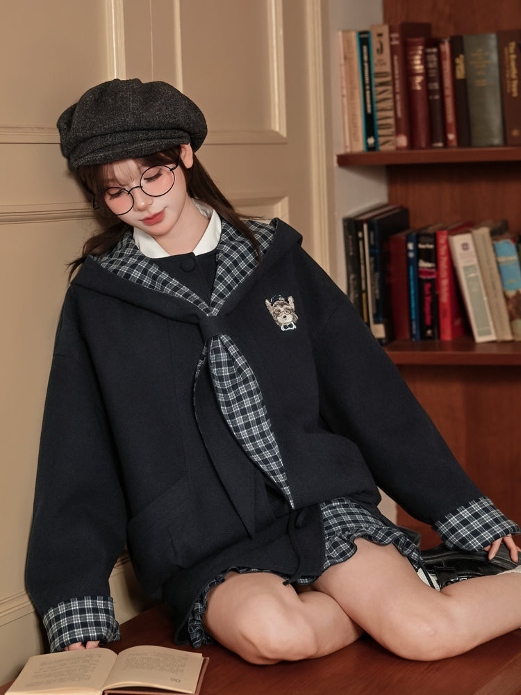 Notebook Ribbon Layered Skirt-Bottoms-ntbhshop