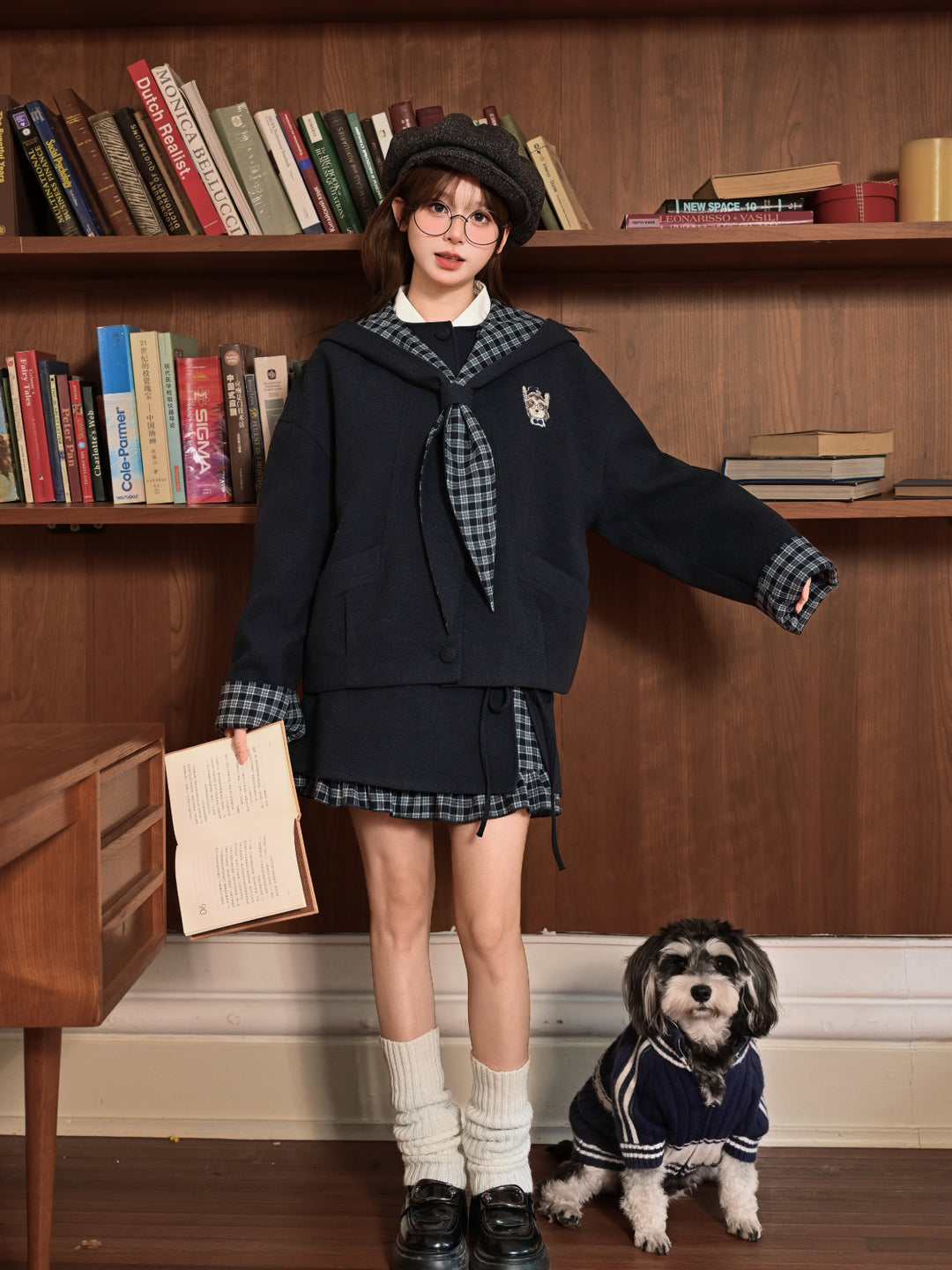 Notebook Ribbon Layered Skirt-Bottoms-ntbhshop