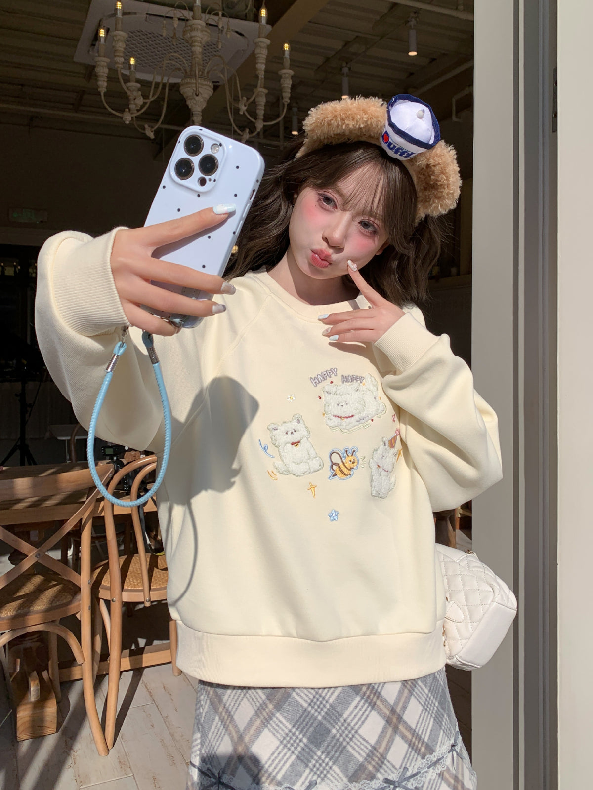 Honey Pup Cuddle Sweatshirt-Tops-ntbhshop