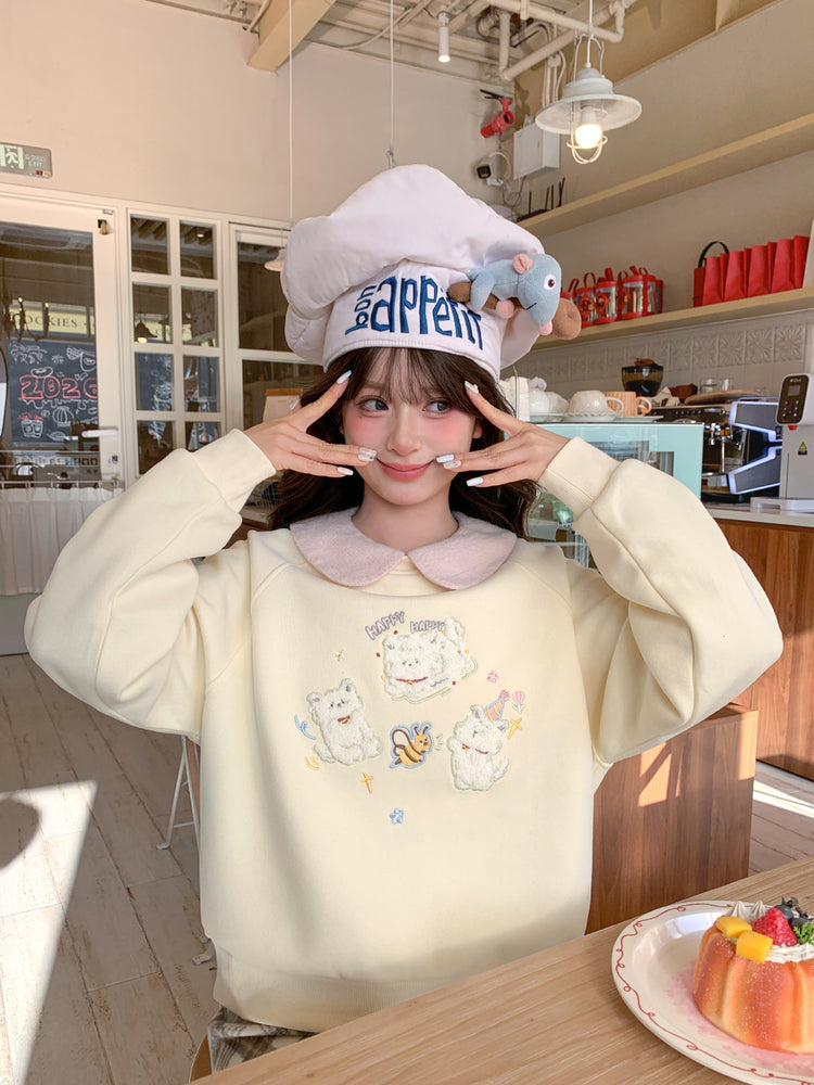 Honey Pup Cuddle Sweatshirt-Tops-ntbhshop