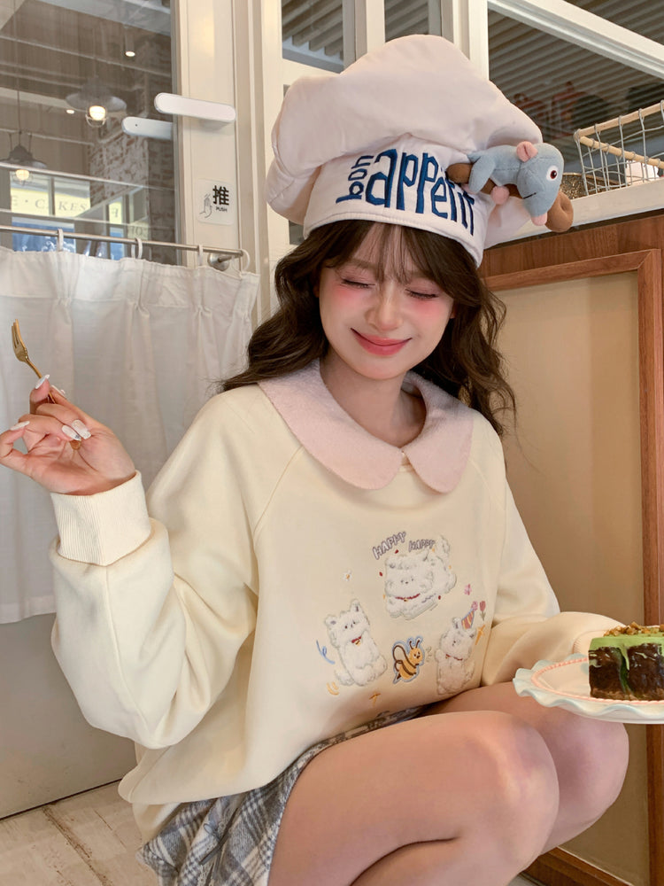 Honey Pup Cuddle Sweatshirt-Tops-ntbhshop