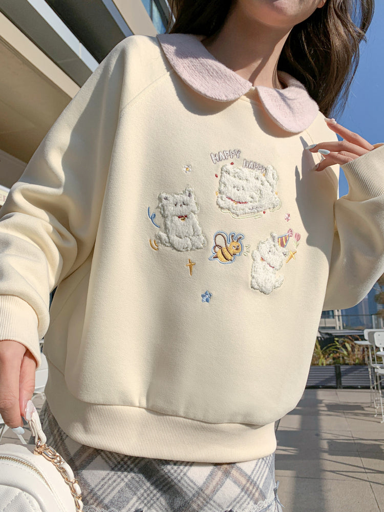 Honey Pup Cuddle Sweatshirt-Tops-ntbhshop