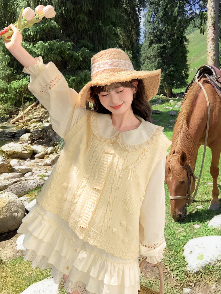 Mori Meadow Knit Vest - ntbhshop