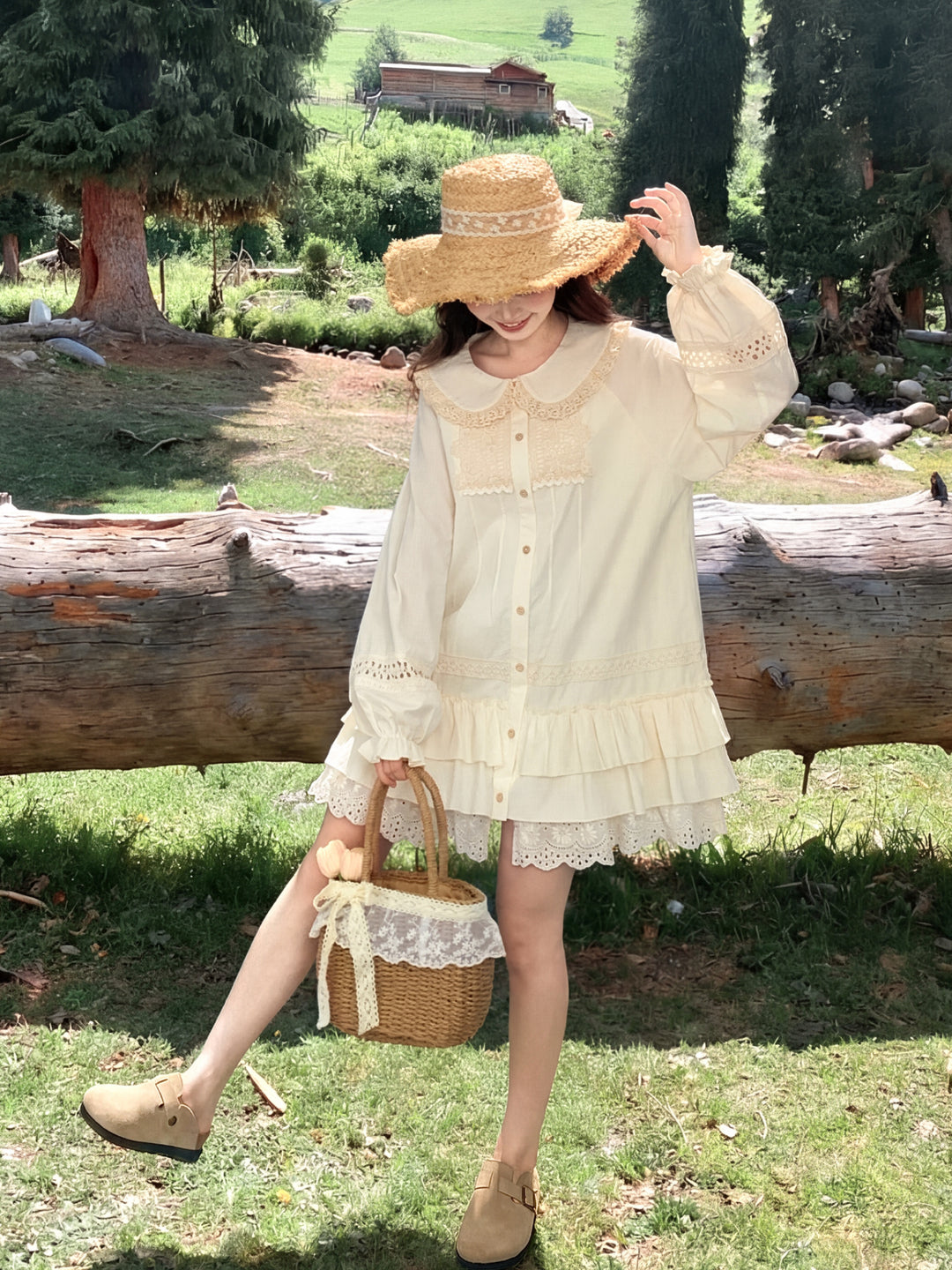 Mori Lace Cotton Doll Dress-Dresses-ntbhshop