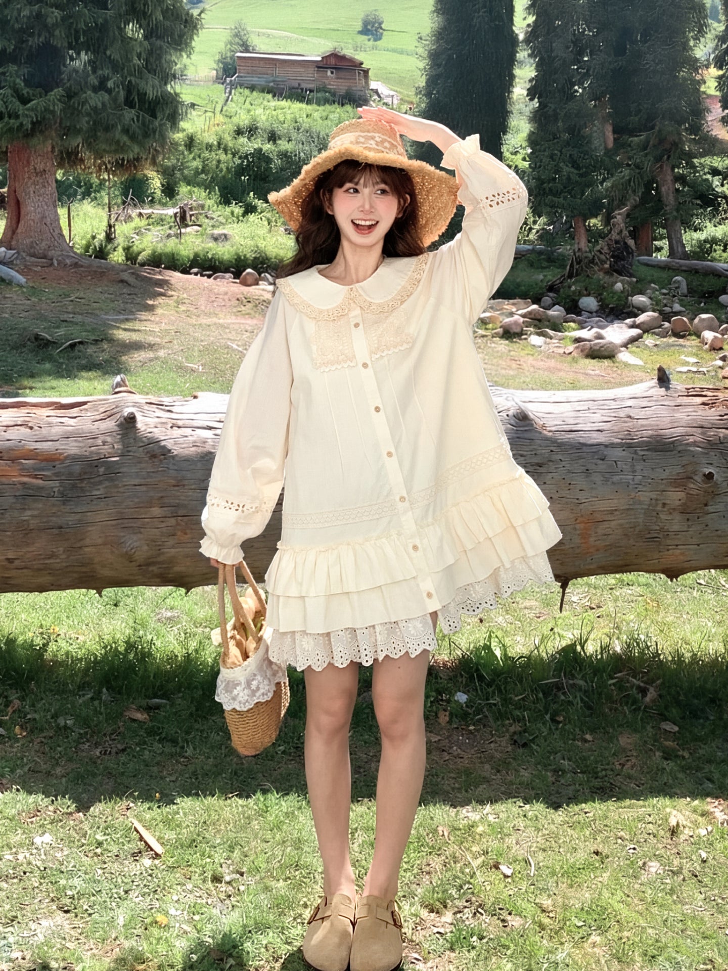 Mori Lace Cotton Doll Dress-Dresses-ntbhshop