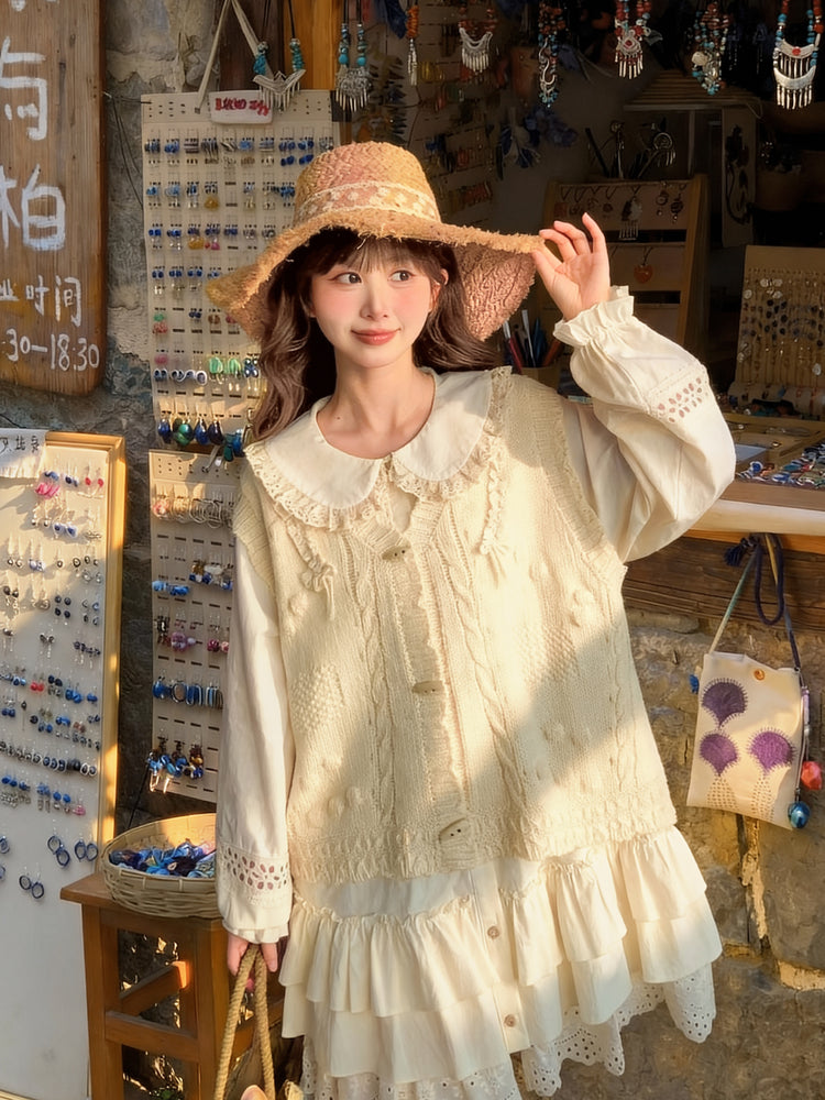 Mori Lace Cotton Doll Dress-Dresses-ntbhshop