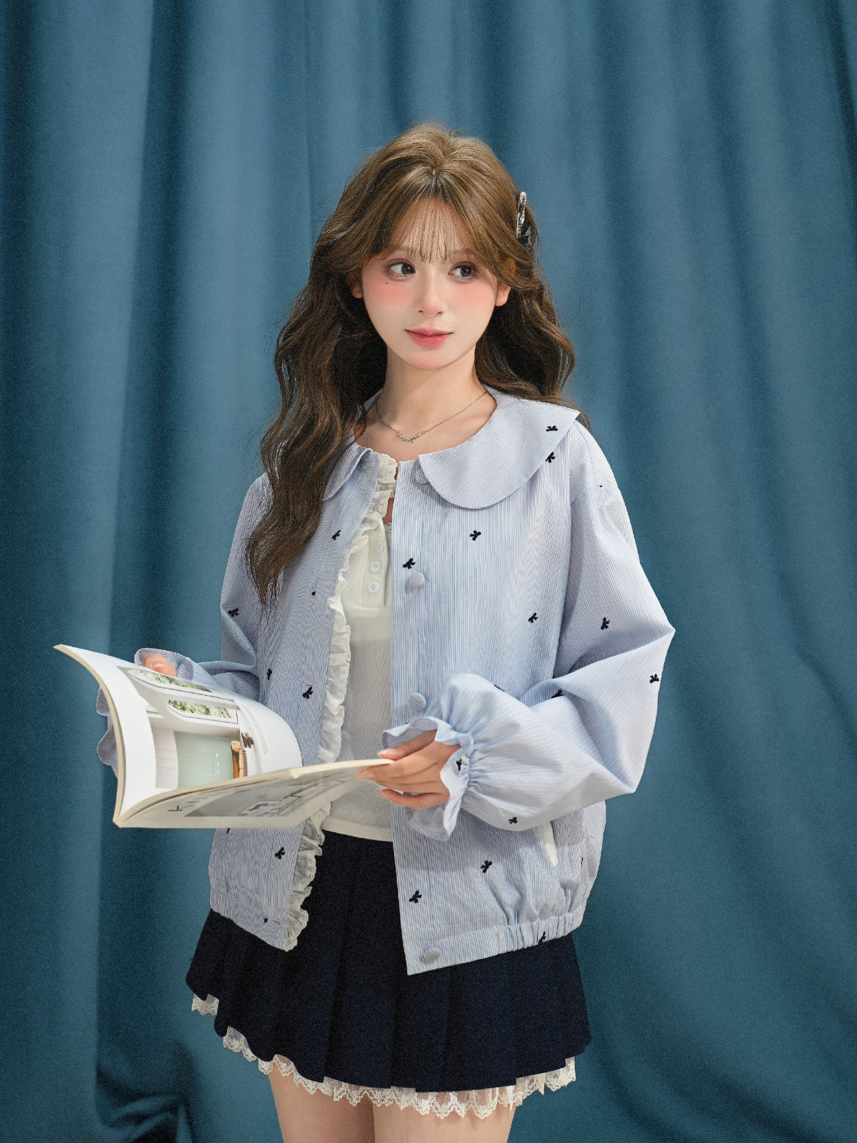 Ribbon Cloud Doll Jacket-Outerwear-ntbhshop