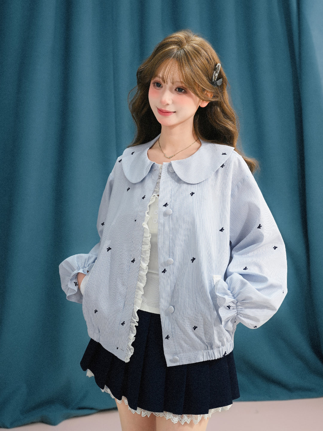 Ribbon Cloud Doll Jacket-Outerwear-ntbhshop