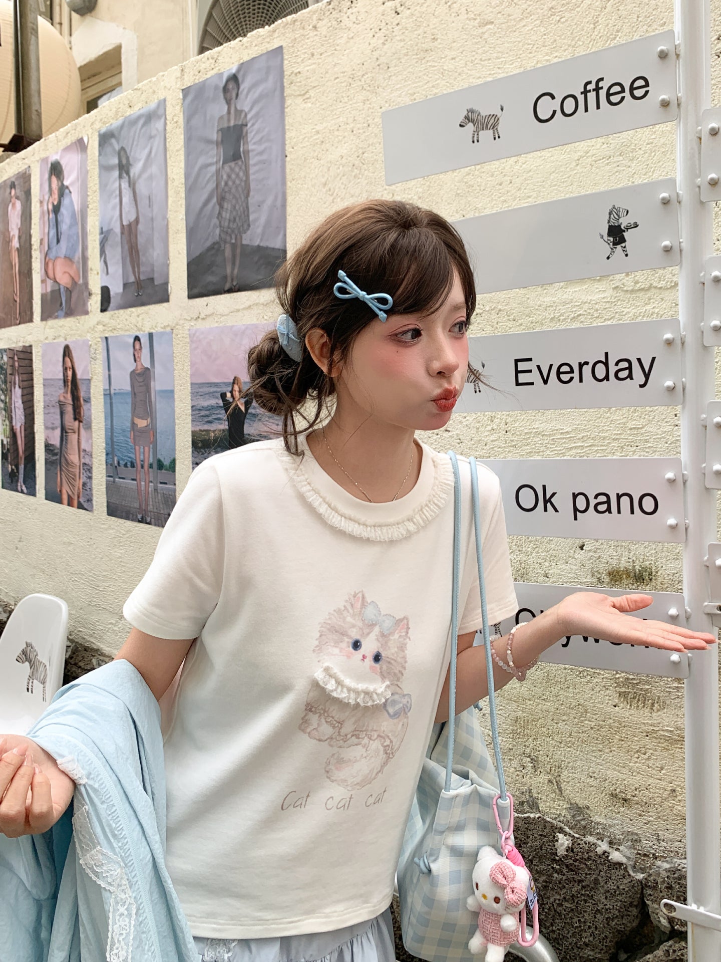 Doll Kitten Lace Tees-Tops-ntbhshop