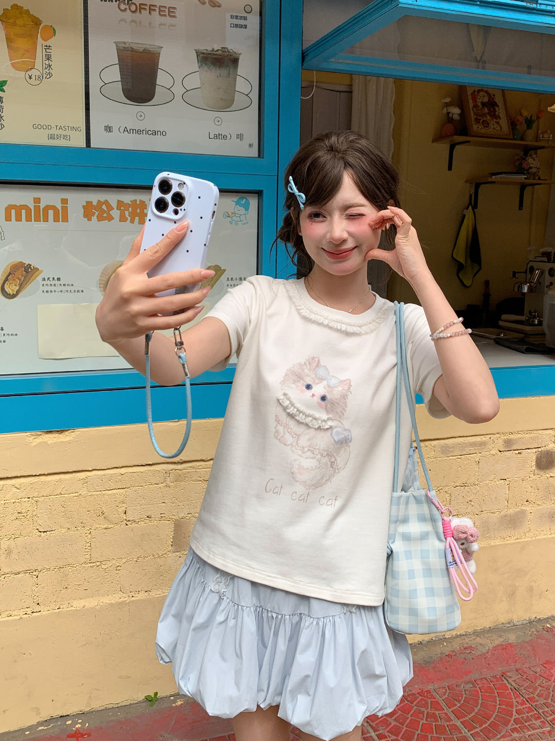 Doll Kitten Lace Tees-Tops-ntbhshop