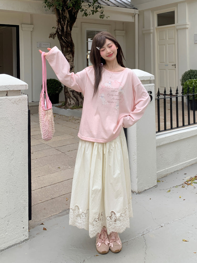 Soft Lamb Off Shoulder Tees-Tops-ntbhshop