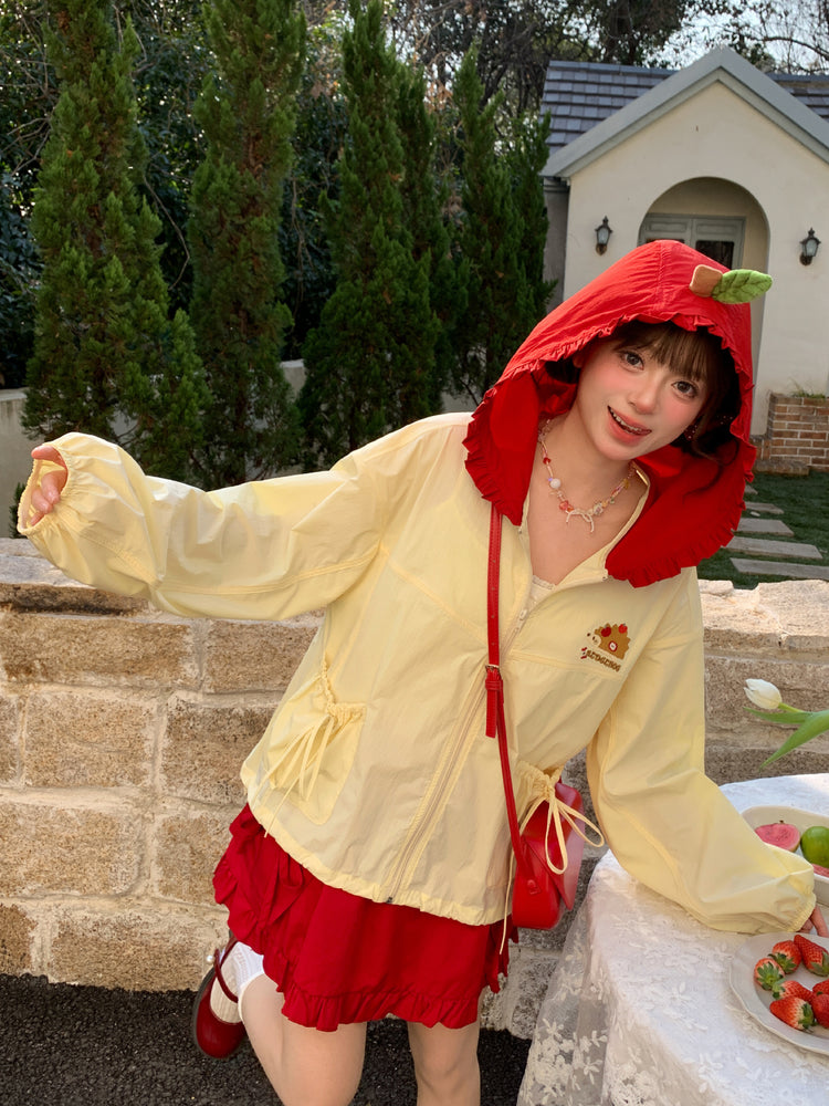 Apple Sugar Sun Hooded Jacket-Outerwear-ntbhshop