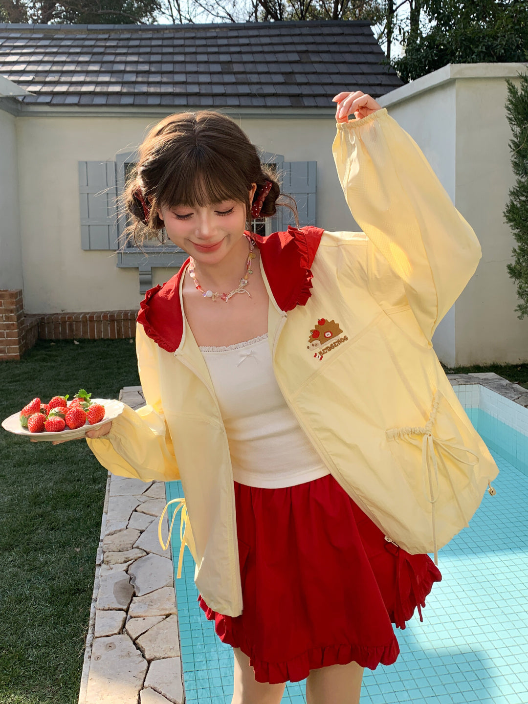 Apple Sugar Sun Hooded Jacket-Outerwear-ntbhshop