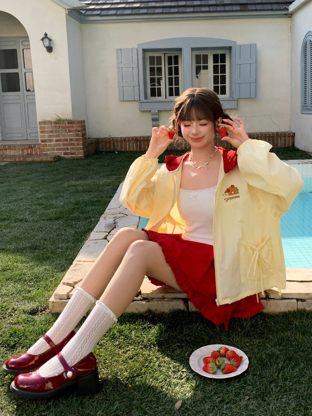 Apple Sugar Sun Hooded Jacket-Outerwear-ntbhshop