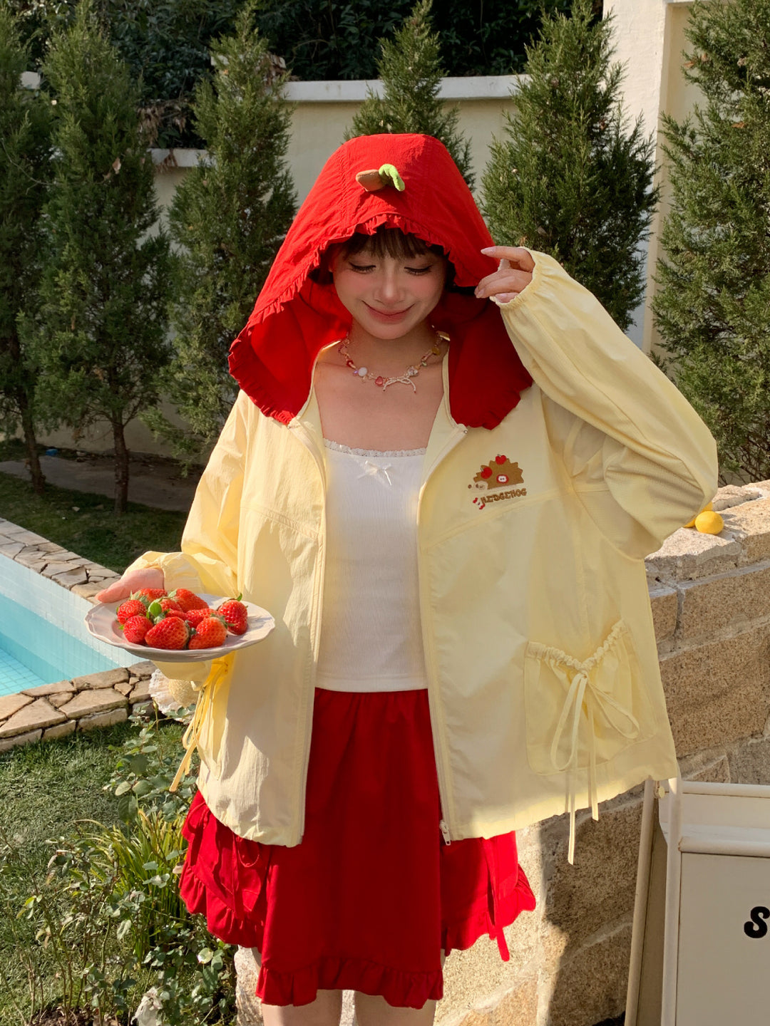 Apple Sugar Sun Hooded Jacket-Outerwear-ntbhshop