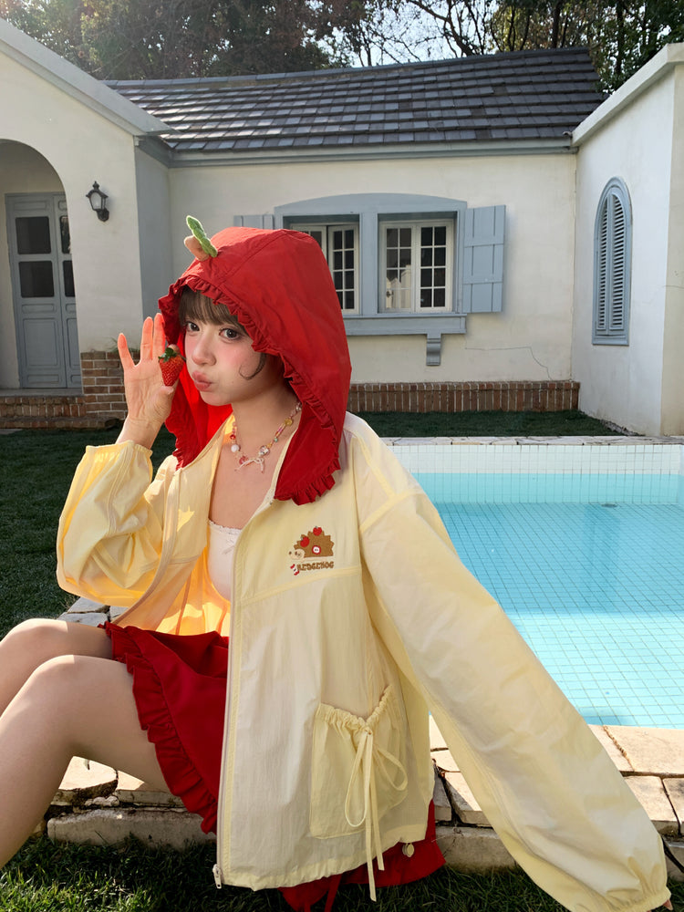 Apple Sugar Sun Hooded Jacket-Outerwear-ntbhshop