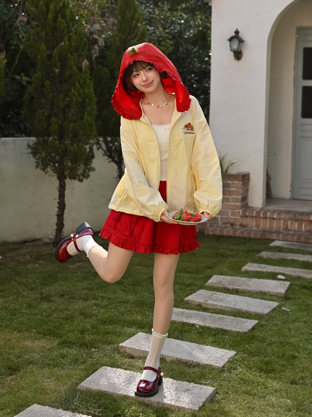 Apple Sugar Sun Hooded Jacket-Outerwear-ntbhshop