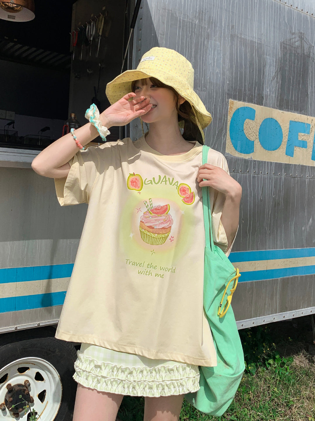 Guava Cupcake Pastel Tees-Tops-ntbhshop