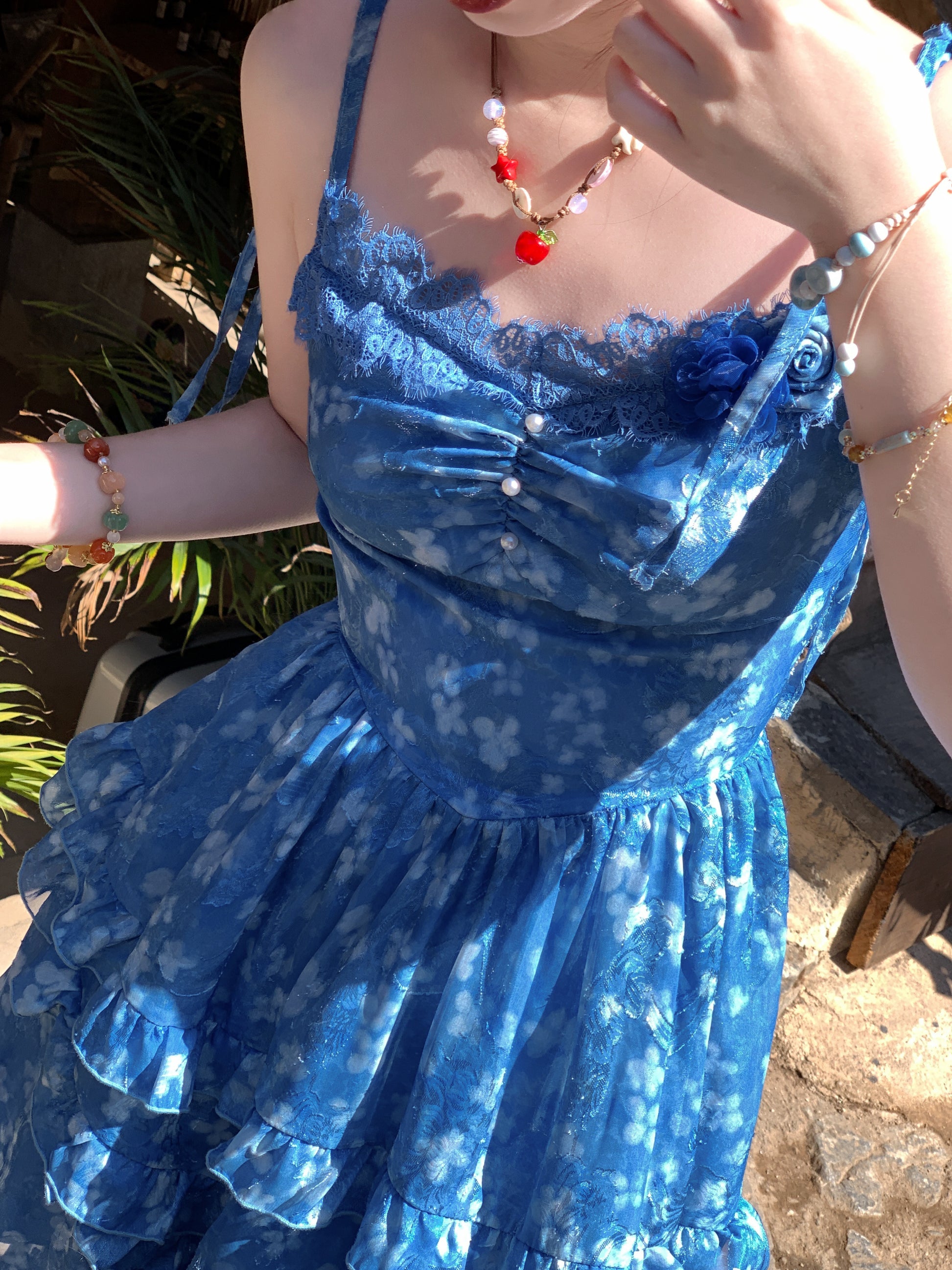 Bluebell Breeze Floral Sundress-Dresses-ntbhshop