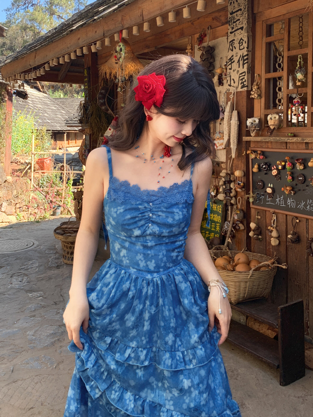 Bluebell Breeze Floral Sundress-Dresses-ntbhshop