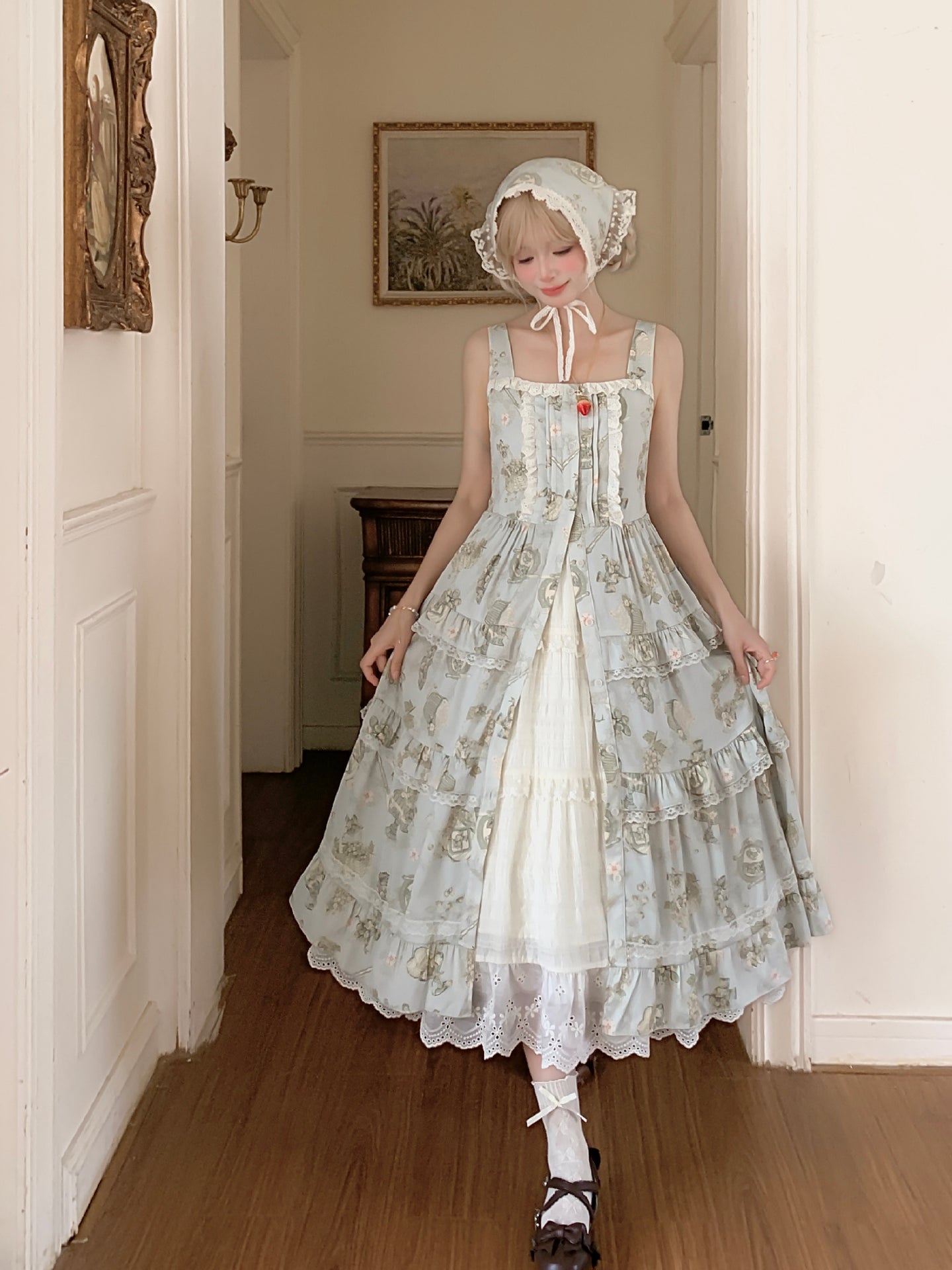 Misty Garden Lace Dress-Dresses-ntbhshop