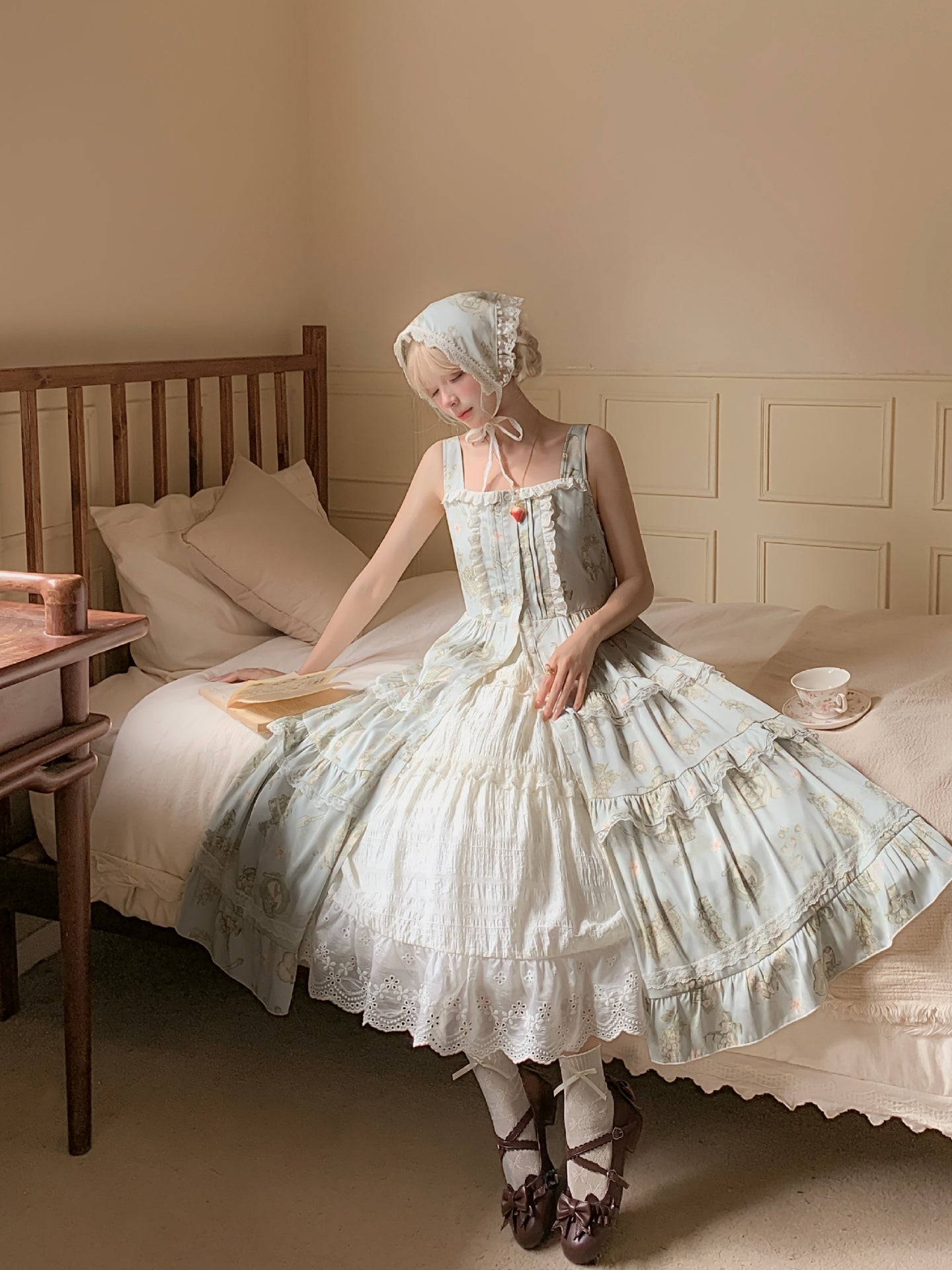 Misty Garden Lace Dress-Dresses-ntbhshop