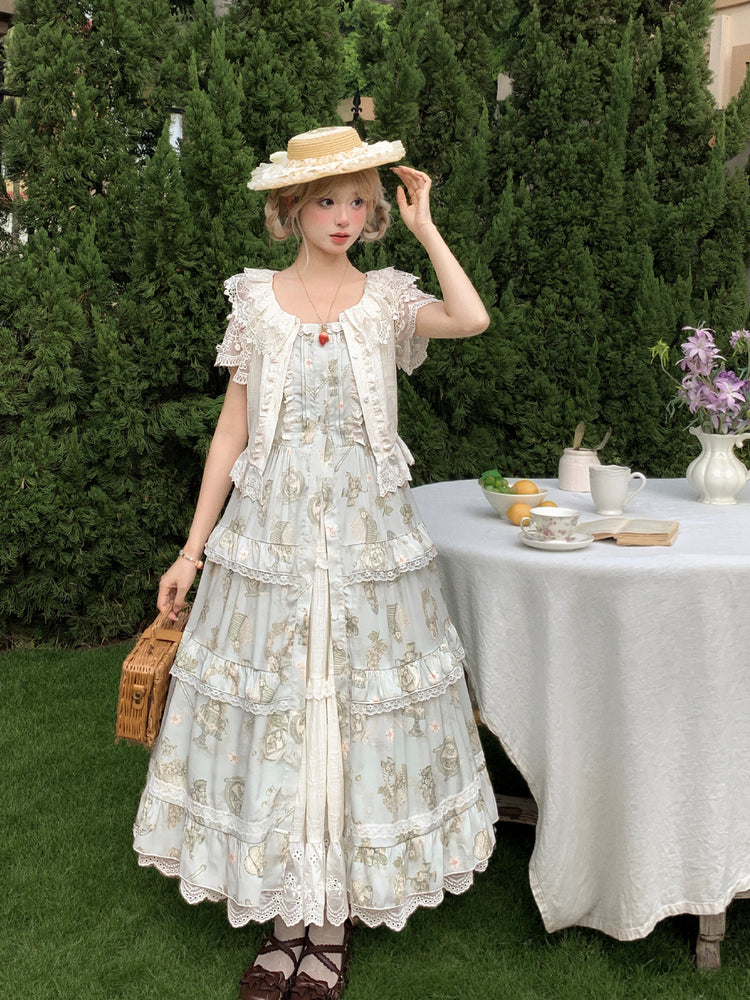 Misty Garden Lace Dress-Dresses-ntbhshop