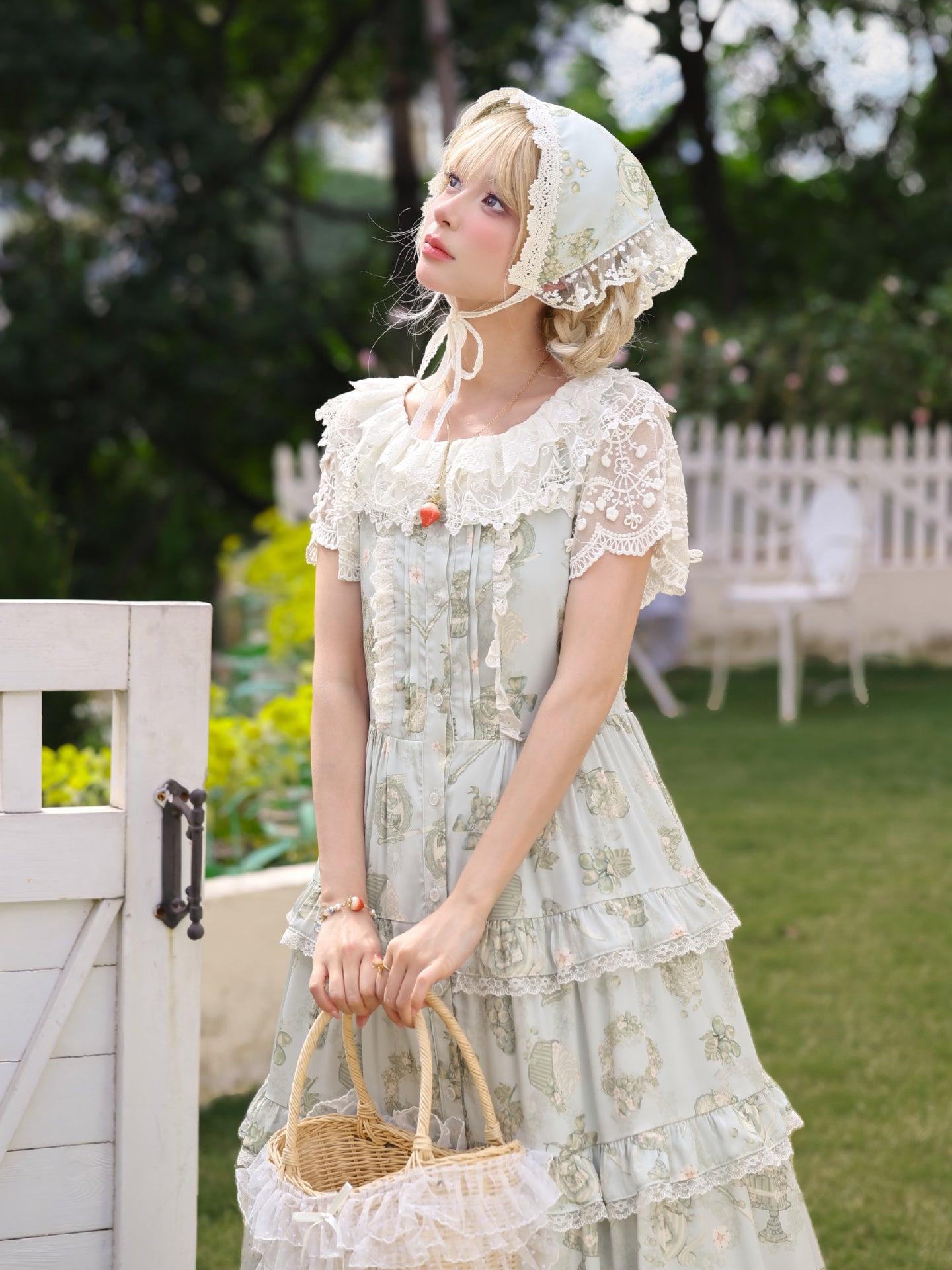 Ivory Garden Lace Blouse-Tops-ntbhshop