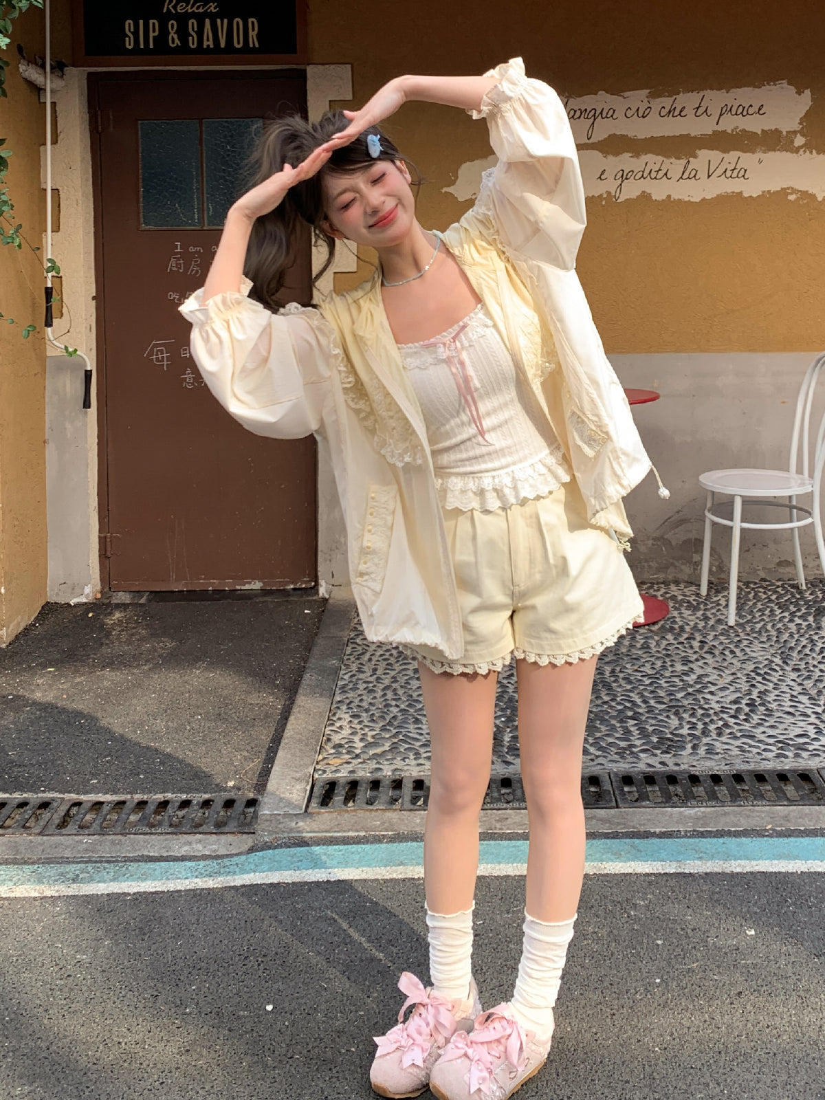 Buttercream Breeze Sun Jacket-Outerwear-ntbhshop