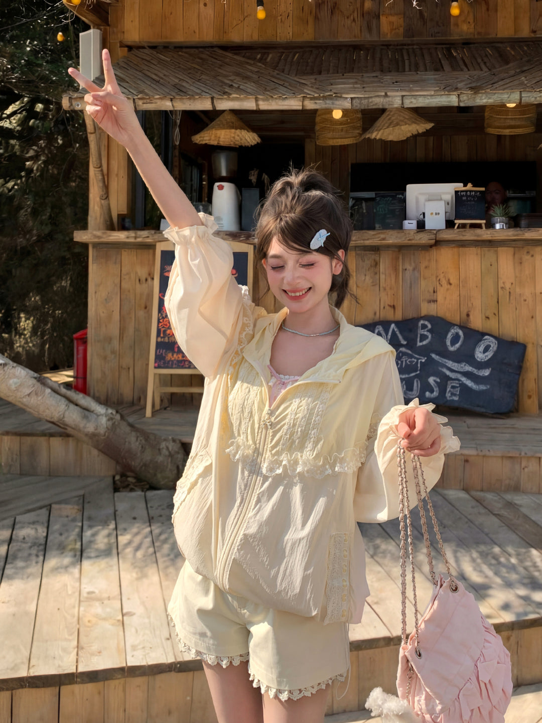 Buttercream Breeze Sun Jacket-Outerwear-ntbhshop
