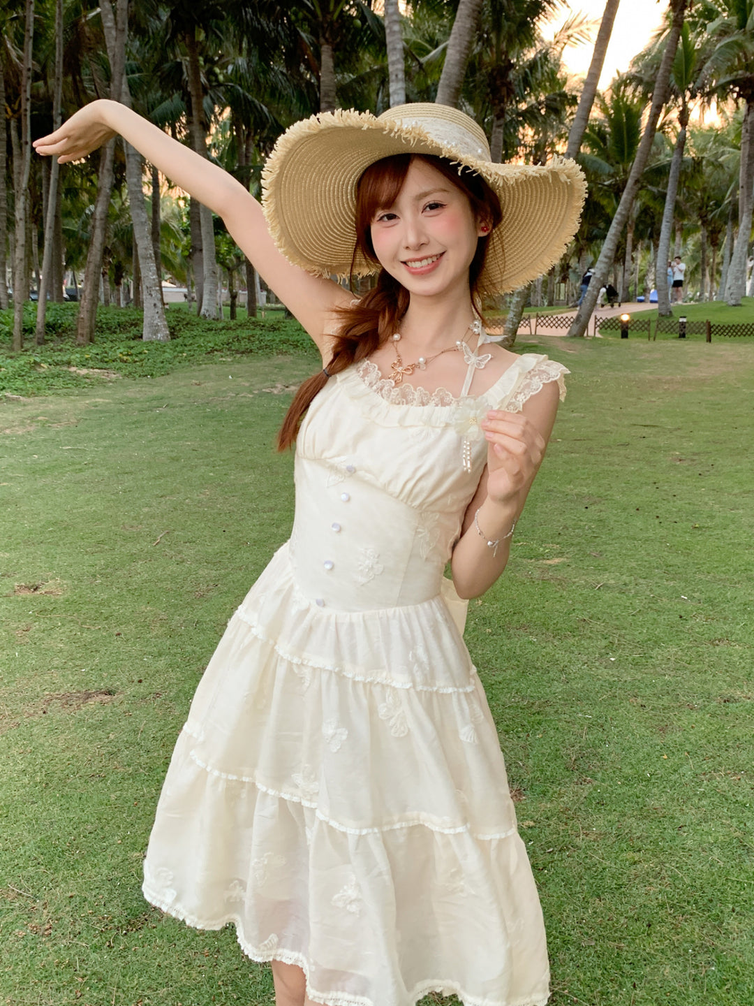 Butterfly Garden Bow Dress-Dresses-ntbhshop