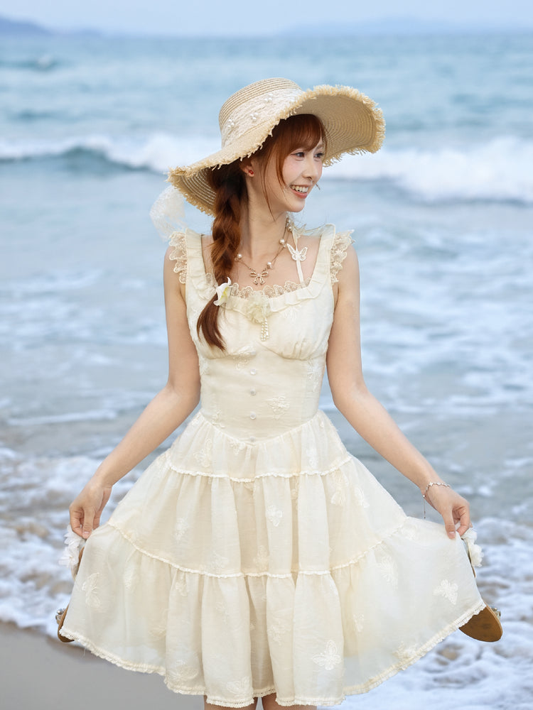 Butterfly Garden Bow Dress-Dresses-ntbhshop