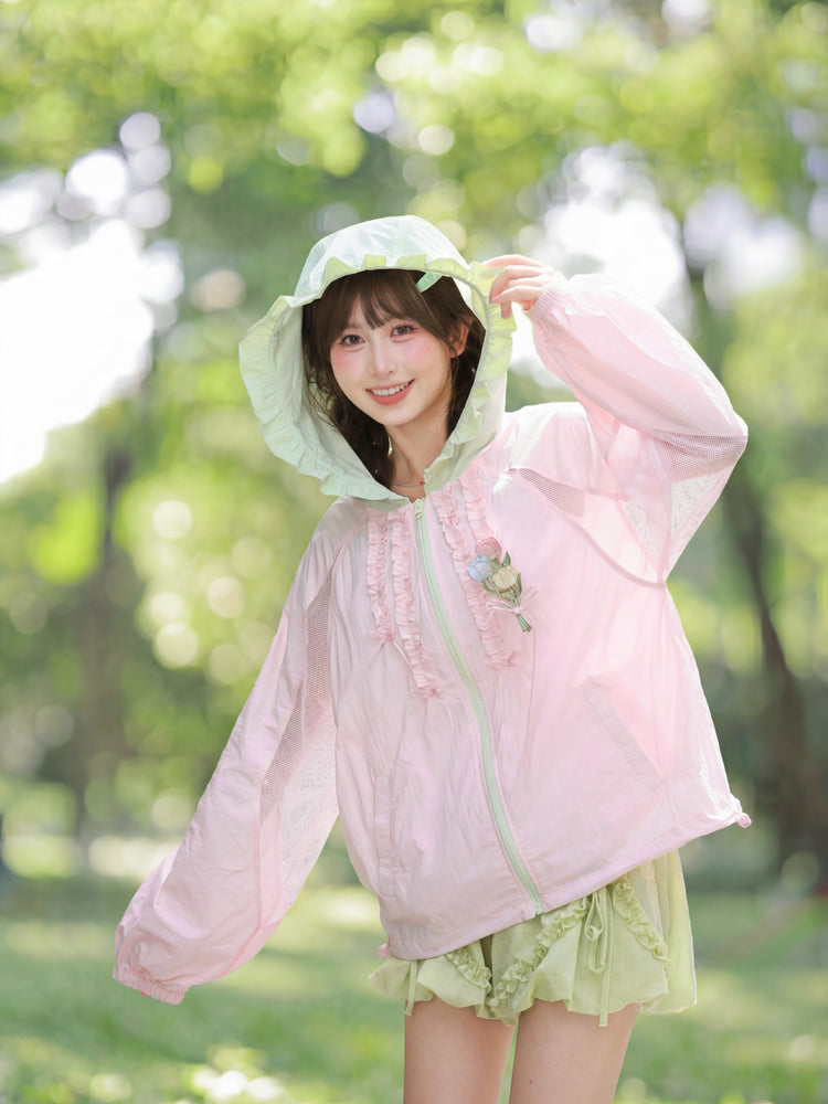 Tulip Bubble Hooded Sun Jacket-Outerwear-ntbhshop