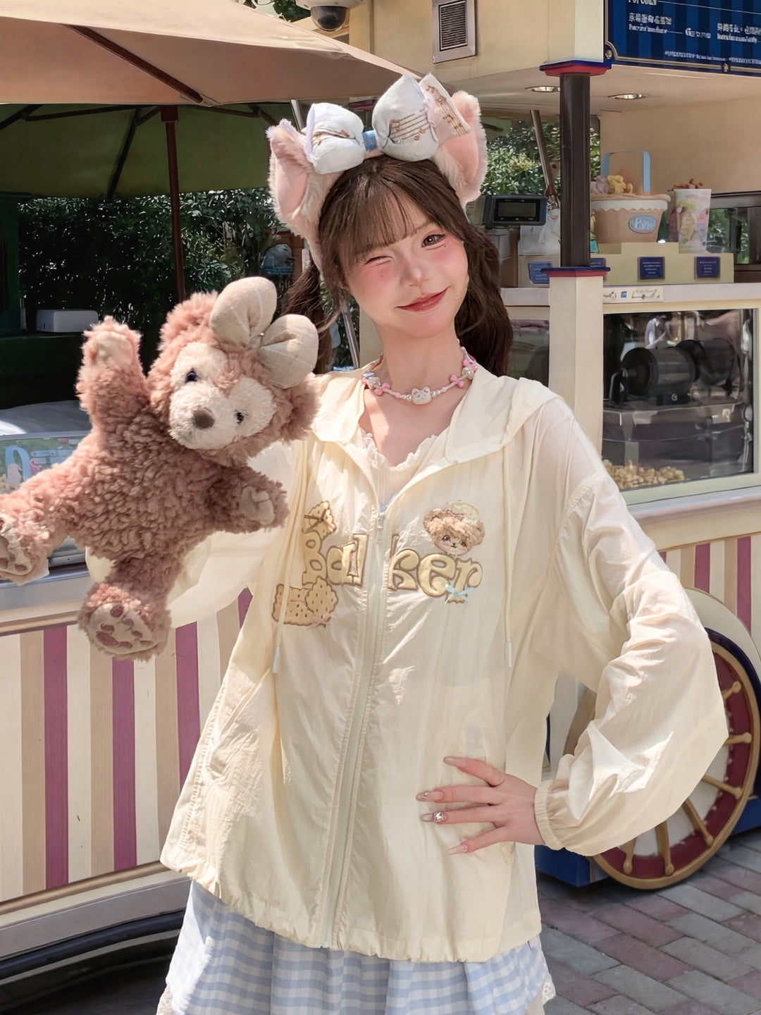 Bakery Bear Sun Jacket-Outerwear-ntbhshop