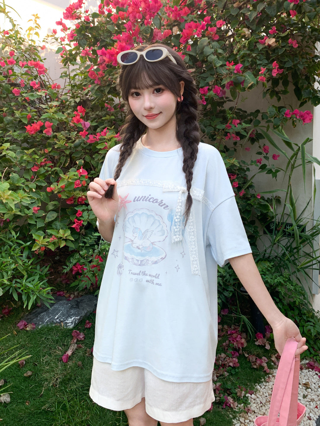 Unicorn Dream Lace Tee-Tops-ntbhshop