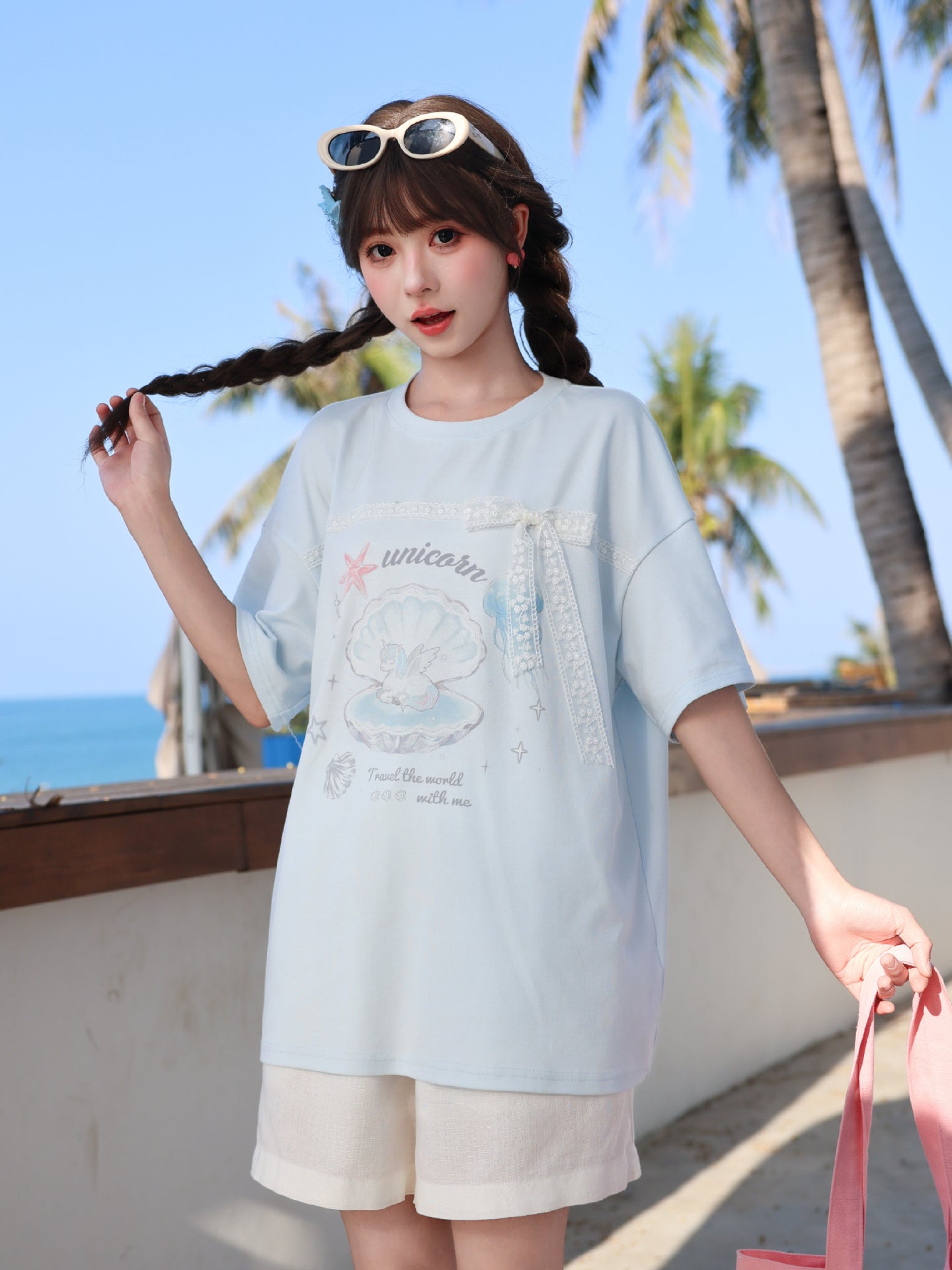 Unicorn Dream Lace Tee-Tops-ntbhshop