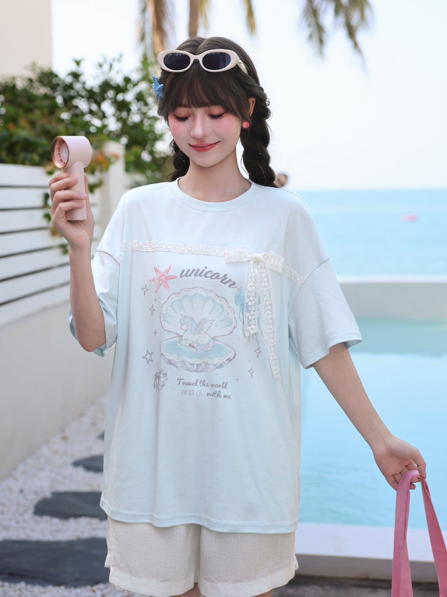 Unicorn Dream Lace Tee-Tops-ntbhshop