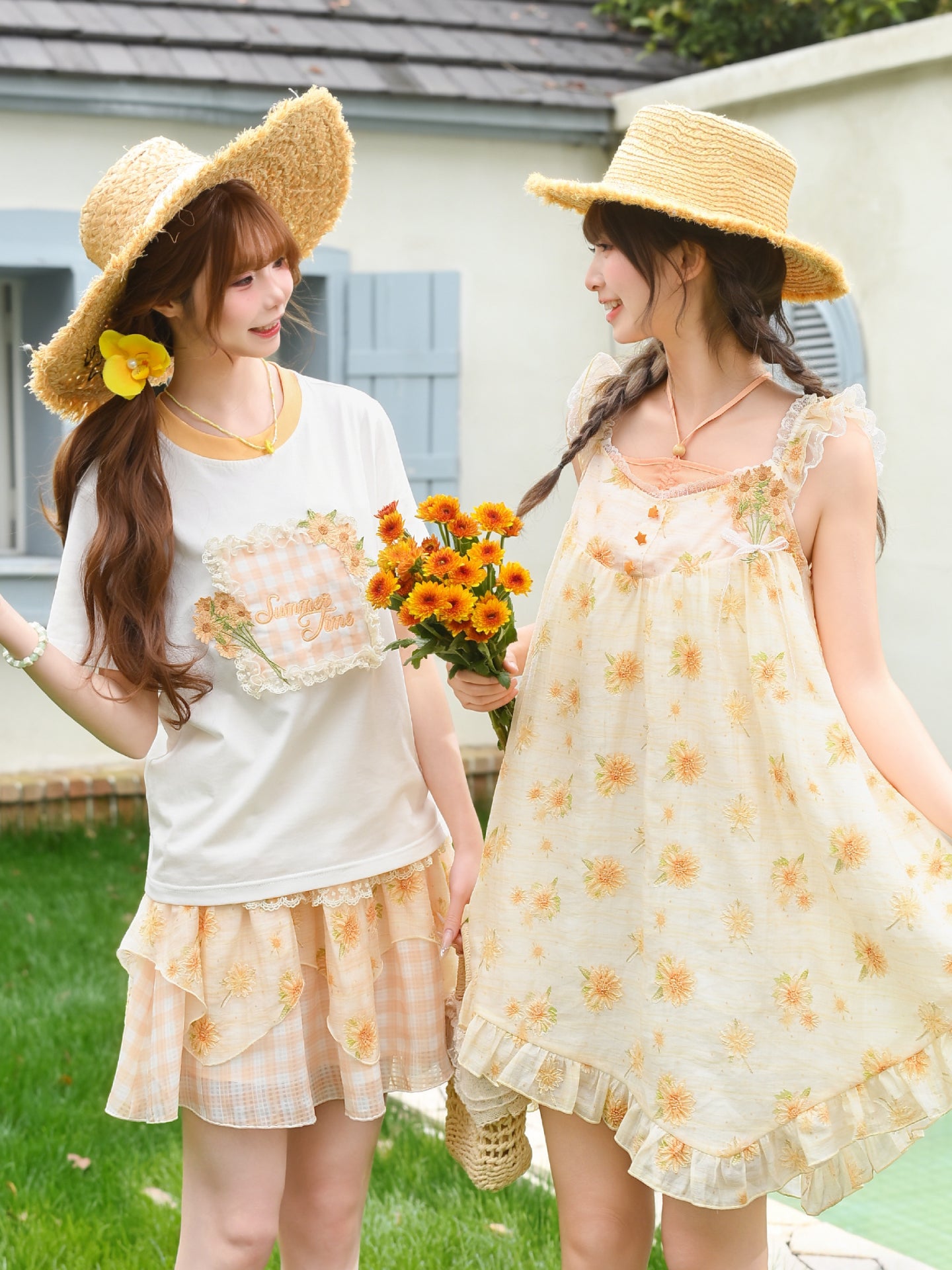 Honey Bloom Halterneck Sundress-Dresses-ntbhshop
