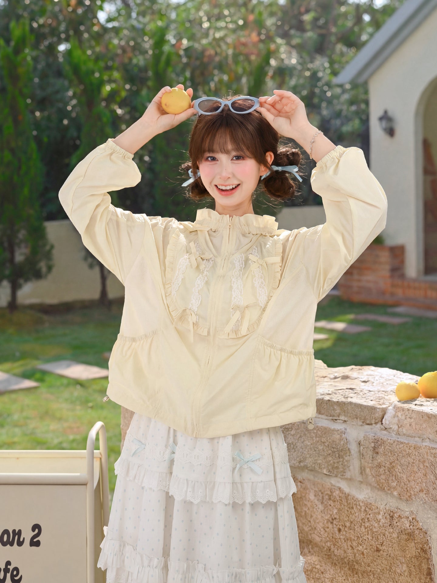 Vanilla Ruffle Sun Jacket-Outerwear-ntbhshop