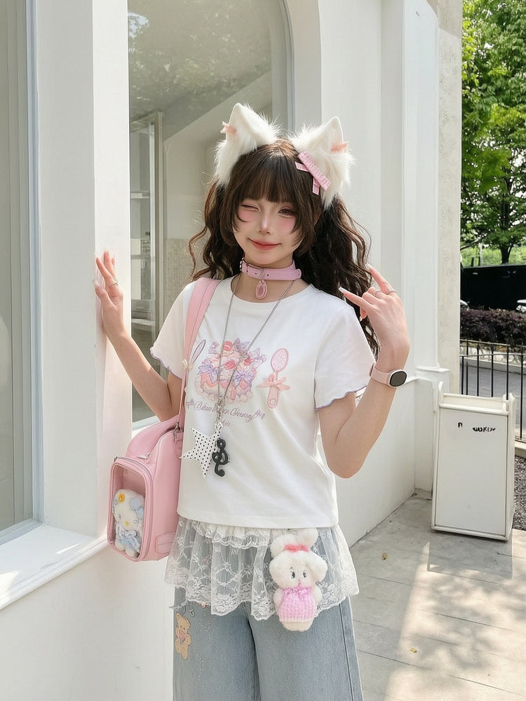 Sugar Cloud Cake Tees-Tops-ntbhshop
