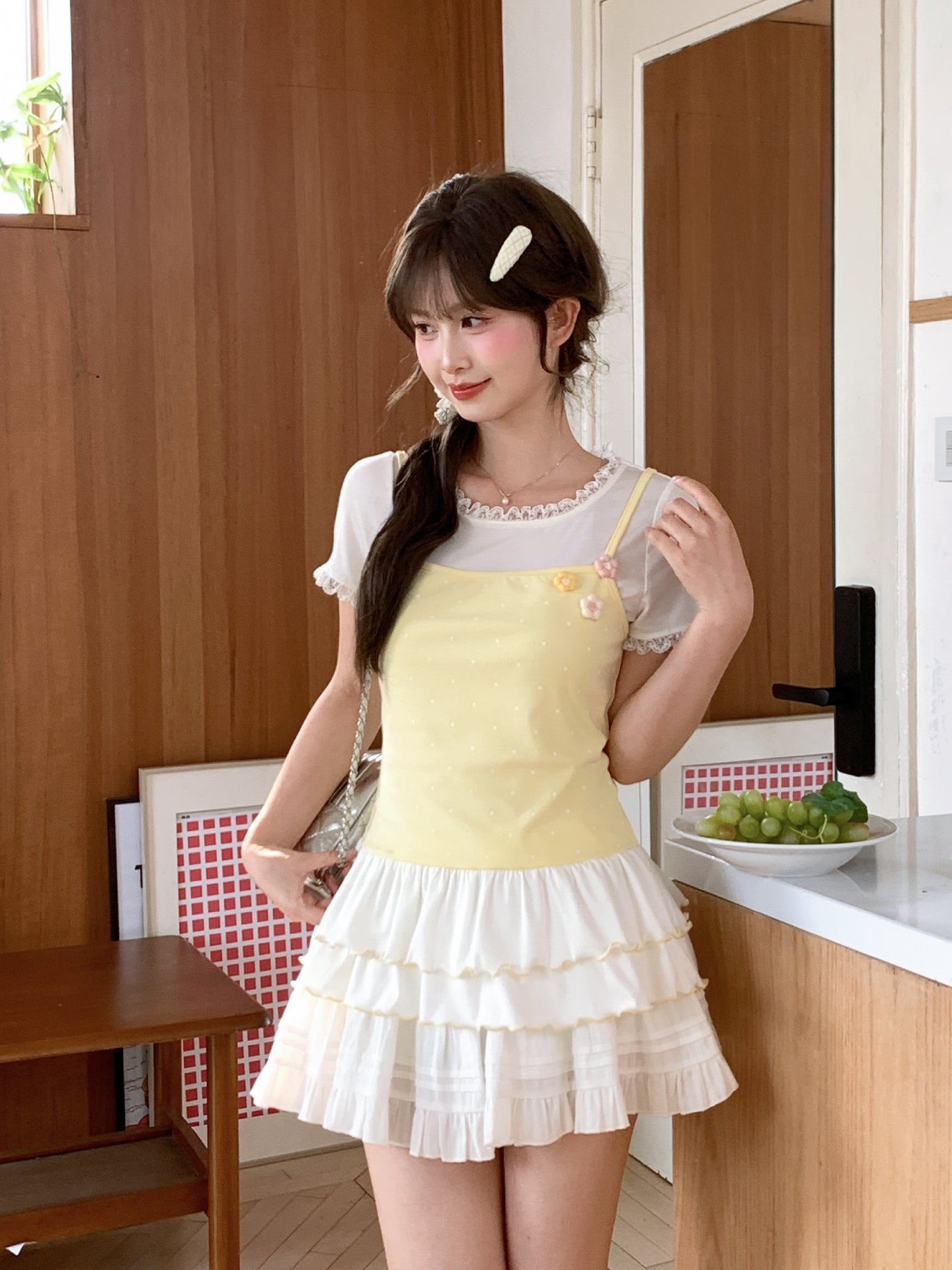 Buttercream Ruffle Tank Top-Tops-ntbhshop